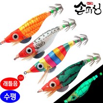 손피싱 수평 왕눈이 에기 Y2/문어 애기 갑오징어 쭈꾸미 채비, SE203 수박