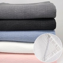 [바숨] 순면누빔 고정밴드 피그먼트 침대패드 슈퍼싱글(SS) 110X200, 색상:피그먼트패드 110x200/ 핑크(밴드O)