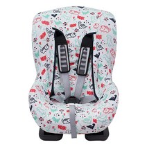 JANABEBE Cover Britax Chicco Mico와 호환되는 카시트용 라이너 범용 (그레이 스톤)124228, Dino Party
