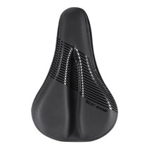 스피닝바이크 헬스장자전거 사이클머신 하체운동기구 자전거 시트 패드 커버 젤 패딩 쿠션 안장 사이클링, 01 Black