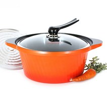키친아트 Y시리즈 투톤칼라 세라믹코팅 곰솥냄비 32cm, 단품, 단품