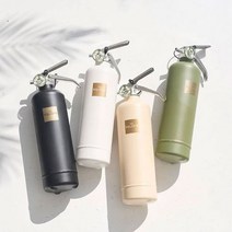 차량용 1kg 디자인소화기 분말 ABC소화기 더스퀘어, 화이트, 1개
