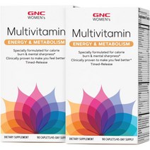 GNC 여성 에너지 및 대사 종합 비타민 90캡슐 x 2