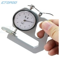 도막두께측정기 자동차 도장 도색 두께 측정기 디지털 스폰지 두께 게이지 12.7mm 스폰지 두께 게이지 0.01, 01 TYPE A