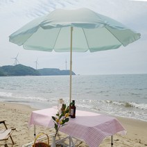 쿠웅샵 썬샤인 파라솔 가방포함 3가지색상 캠핑 낚시 비치 감성을 더하다, 민트