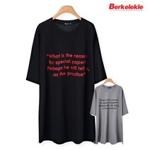 버클리클 프랙티스 티셔츠 여성 반팔 롱 여자 티 롱티 루즈핏 면