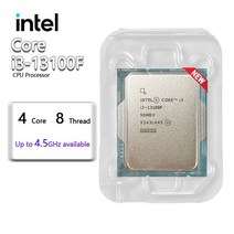 인텔 코어 i3 13100F CPU 프로세서 i3-13100F 3.4 GHz 4 8 스레드 65W LGA 1700