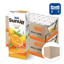 매일유업 썬업 100 오렌지주스 200ml 48팩