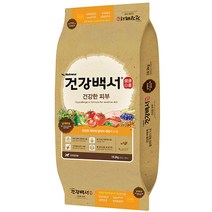 건강백서 전연령 생선 건강한 피부 애견사료, 10.2kg, 1개