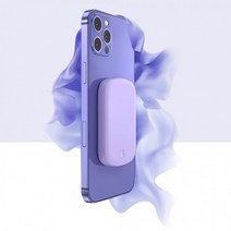 10000mAh 고속충전 접착형 일체형 도킹형 무선보조배터리 대용량, 도킹형 보조배터리 - 핑크