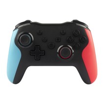 와이엘더블유 게임 블루투스 컨트롤러 N-스위치 프로 블랙 블루 레드 Nintendo-Switch/PS3/PC/Android Phone, 1개, NS009