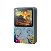 G5 USB 미니 레트로 비디오 게임 콘솔 휴대용 휴대용 3.0 인치 대형 스크린 포켓 게임 플레이어 500 클래, 하얀
