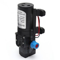 농업용양수기 한도양수기 소형양수기 DC 12 V 120PSI 5L/MIN 농업 전기 워터 펌프 블랙 마이크로 고압 다이어프램 물 분무기 세차, 한개옵션0