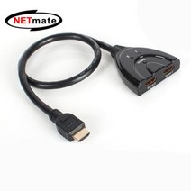 영상 스위처 셀렉터 선택기 비디오 분배기 벽걸이형 모니터 HDMI HDCP 2대1 [A980E45]