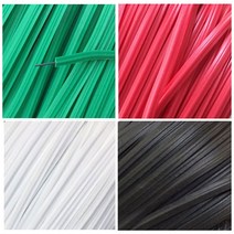 에스앤자재 PVC 칼라타이 전선끈 빵끈 포장용 무광 대용량 난끈 포장끈 전선정리, 1개, 녹색