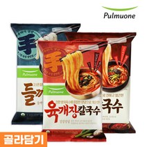 풀무원 칼국수 3종(육개장 들깨 장) 4봉 골라담기, 2. 들깨칼국수 412g[2인분] x 4봉