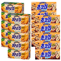 오리온 피넛칩쿠키 104g+초코칩쿠키 104g, 10세트, 104g