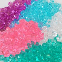 못난이 돌 크런치 100g 슬라임재료 파츠 도매 반짝이는 귀여운, 민트