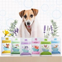 [네츄럴테라피] 강아지 아로마 탄산솔트 입욕제 15g, 색상:선택 / 사이즈:페퍼민트로즈