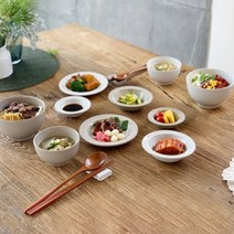 하우스홈 온달 1인 식기세트 6P (2color), 온달 1인 식기 6P 세트 (크림화이트 )