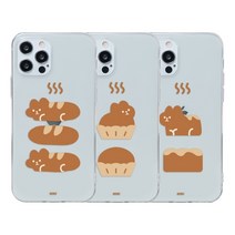 갤럭시온7 (G610) 코쿼드 9C9C 빵인고양 클리어케이스