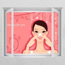 아트박스/꾸밈 is209-Beauty for you_창문그림액자_뮤럴시트지, C타입-엘레강스골드