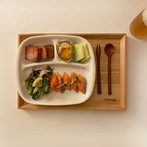 반달 트레이 우드 쟁반 혼밥트레이 XS/S/M/L, 직사각 S