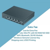 미니피씨 미니컴퓨터 미니PC DIY 링크 추가 요금 RAM SSD 미니 PC WIFI 블루투스 모듈 1 $ 차이 가격, Additional Extra Fee, 1USD