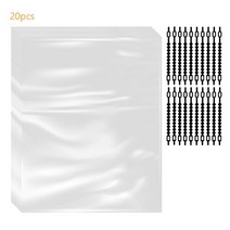 1020 pcs 소형대형 칠면조 가방 오븐 구이 가방 베이킹 슬리브 슬로우 쿠커 칠면조 베이킹 가방 요리용 뚝배기 냄비 라이너 0084, 20개 50cmx30cm