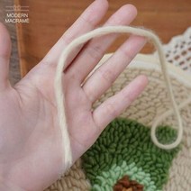 아트박스/에이치플러스몰 3mm 태피스트리 위빙실 32컬러 W710CE9, 아보카도그린