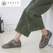 [애슬릿] 안감 기모 가죽 골드 스니커즈 털 운동화