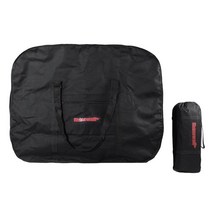 shangren 튼튼한 자전거 보관 가방 접는 자전거 여행 케이스 야외용 14인치/16인치/20인치 접이식 자전거 스쿠터, 폴리 에스터, 블랙 14in