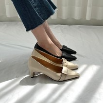 성수동 수제화 5cm 발편한 소가죽 여자 구두 여성수제화 펌프스
