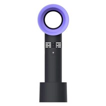 무시동 에어컨 이동식냉난방기 작은방 실외기없는 미니 휴대용 USB 충전식 Bladeless 팬 에어컨 송풍기 데, 03 Black
