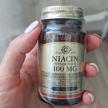 솔가 나이아신 100mg 비타민비3 백개 삼개월분