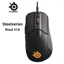 게이밍마우스 인체공학 SteelSeries 시리즈 Rival100 Aerox3 게임용 마우스 프리즘 RGB 라이트 포함, 03 Rival 310, 한개옵션1