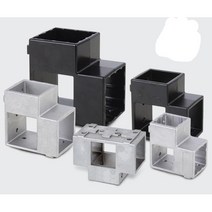 대형선반 마트선반 진열장 사각형 조인트 사각파이프 각파이프조인트 각파이프연결 연결구, 색상