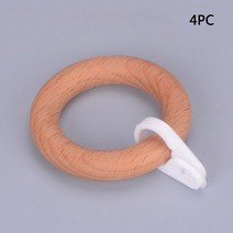 2023 우드블라인드커튼 장식 액세서리에 대 한 4PC/8PC 나무 버클 매달려 반지 DIY 홈 용품