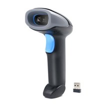리더기 스캔 바코드 스캐너 인식 기 Aibecy휴대용 1D 2D QR 코드 24G 무선 및 USB 유선 리더 도서관 물류 창고 용, CHINA_Black