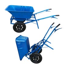 [지제이폭스] 고중량 손수레 리어카 농업용 핸드카 구르마 농사용 브레이크 외발수레 이륜차, 두바퀴 수레(양쪽 브레이크포함), 1개