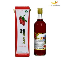 [최대 25% 특별 할인/무료배송] 문장대 오미자 액상차 700ml 대량 구매, 8병(20%할인)