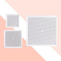 환기구 그릴창 통풍 환기구커버 환기 공기창 PVC 루바 백색, 320x320, 320X320