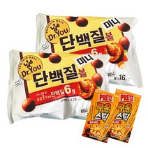 닥터유 오리온 단백질 볼 미니 16p, 384g, 2개
