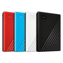 WD My Passport 휴대용 외장하드 + 파우치, 5TB, 블랙