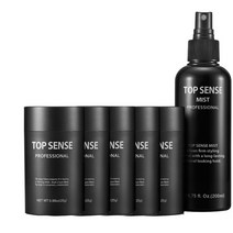 탑센스 흑채 25g 5병 미스트 200ml 1병, 1개, 검정