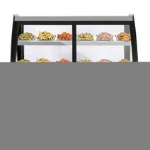 반찬 평대 매대 쇼케이스 야채 음료 정육 마트 가게 진열대, N. R 시리즈 스테인레스 스틸 전면 및 후면 도어