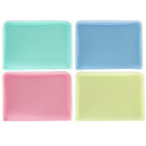 화일천사 지퍼화일, 파스텔 3cm 스카이