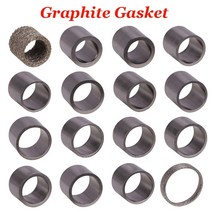 오토바이 배기소음기 DIY 머플러 바이크 범용 스테인레스 마후라 가드 파이프 graphite 가스켓 씰 링 커넥터 motos 먼지 구덩이 bike motocross 스포츠, 22X30X28