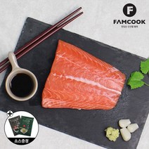 싱싱한 생연어 연어회 꼬릿살 500g, 단품