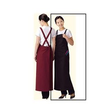 롱 앞치마 특대 블랙 1p 미용실 네일샵 유니폼, HЯ 본상품